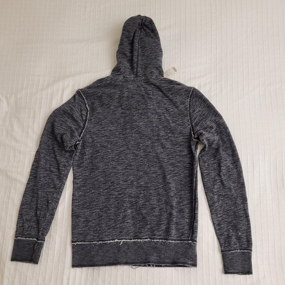 Distillery Apparel grey distressed look hoodie. Size S - Picture 3 of 3